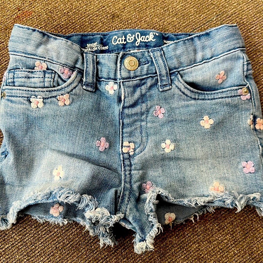 Little girls Jean shorts